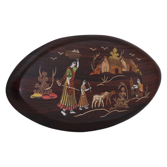 Rosewood Oval Village nature Panel