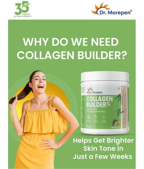 Dr. Morepen Strong Hair & Glowing Skin Combo : Plant Based Collagen Powder With Biotin+ (250 G)