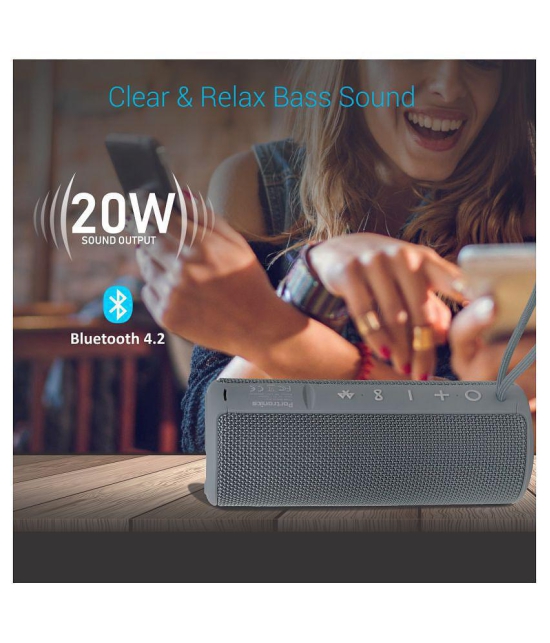 Portronics POR-545 Breeze Plus Bluetooth Speaker - Grey