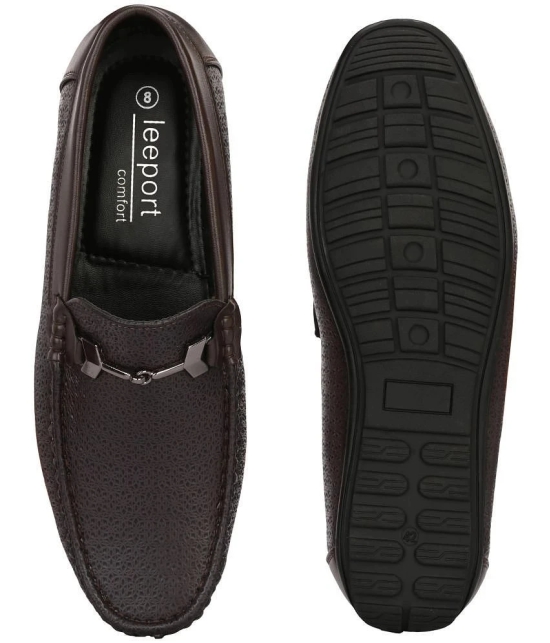 Leeport - Brown Mens Slip on - 7