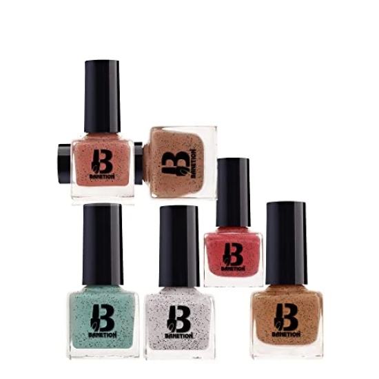 BANETION Nail Paint Fast Drying Long Lasting Cookies Matte Finish with Seaweed Enriched Formula Cruelty and Toxic Free Nail Polish For Women