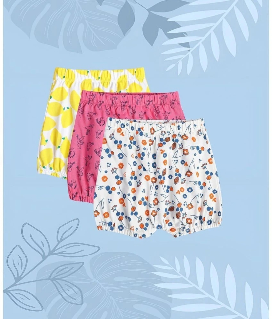 MINIKLUB PINK / YELLOW / BLUE  SHORTS For NEW BORN AND BABY GIRLS - None