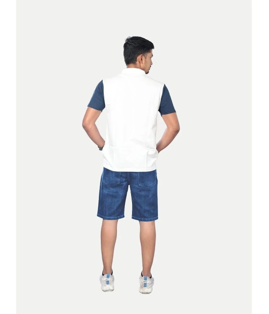 Radprix Blue Cotton Mens Denim Shorts ( Pack of 1 ) - None