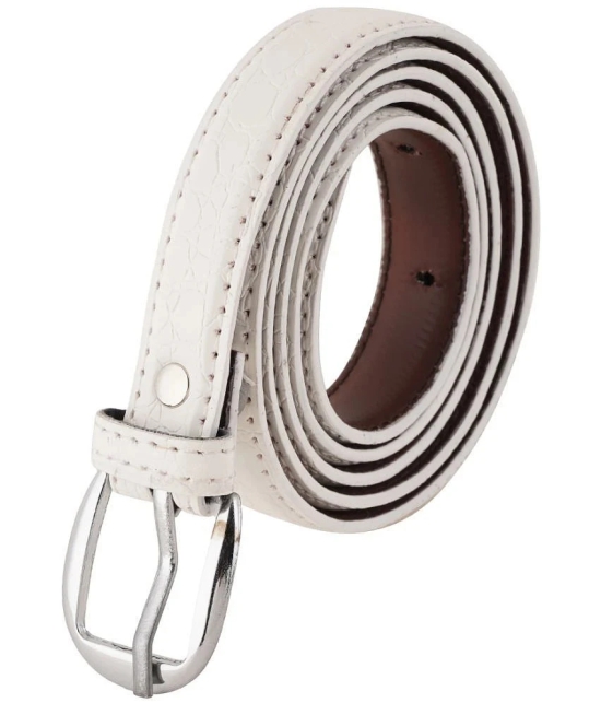 STYLE SHOES - Faux Leather Girls Skinny Belt ( Pack of 1 ) - None