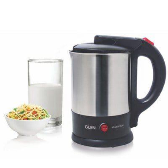 Multi Function Electric Kettle Tea Maker, 1.5 Litre with 360? Rotational Base 1500W - Silver and Black (9014)