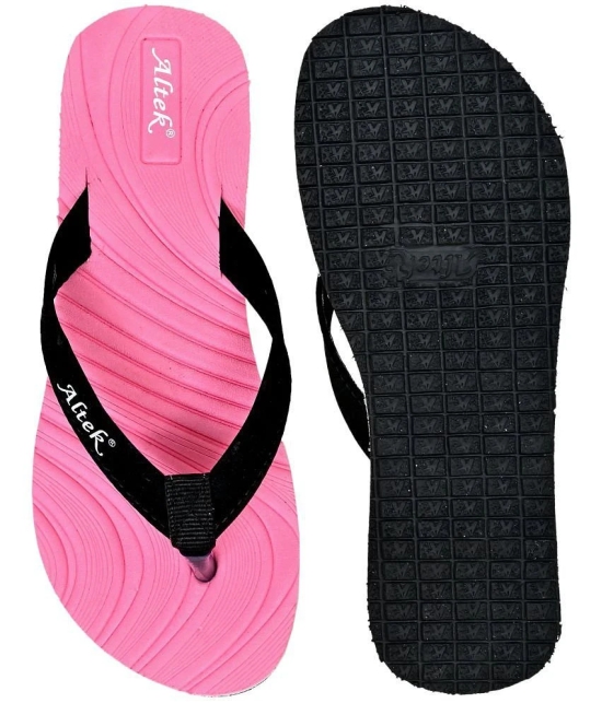 Altek - Pink Womens Thong Flip Flop - None