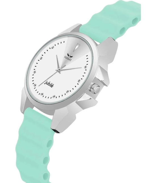 HAMT Green Silicon Analog Womens Watch