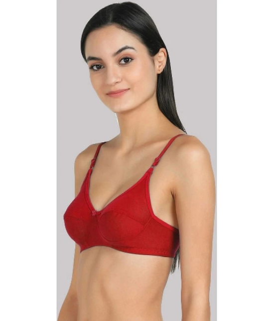 Kiran Enterprises - Multicolor Cotton Blend Non Padded Womens Everyday Bra ( Pack of 3 ) - None