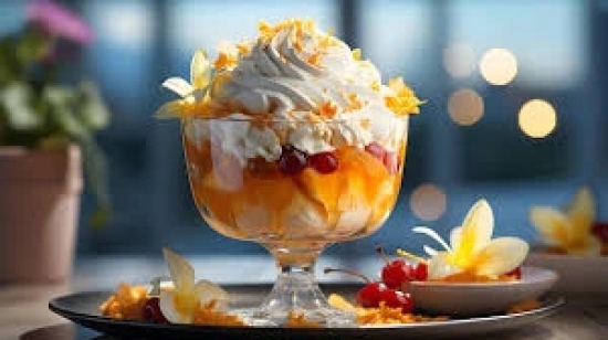 Mango & Vanilla -Double Sundaes