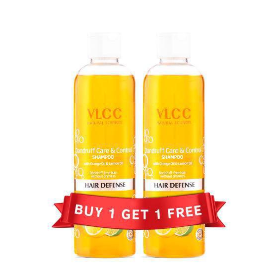 VLCC Dandruff Care & Control Shampoo - with Buy One Get One - Each 700 ml