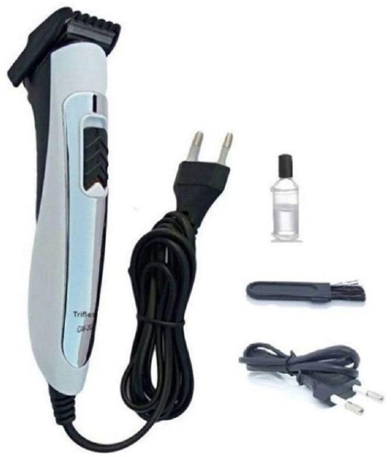 PSK Professional Corded Hair Clipper Trimmer for Men (White)