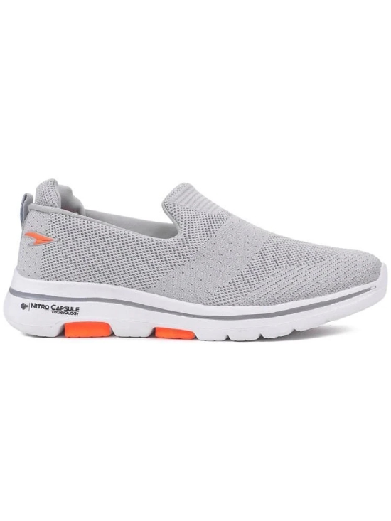 ASIAN SUPERWALK-08N Light Grey Mens Slip-on Shoes - None