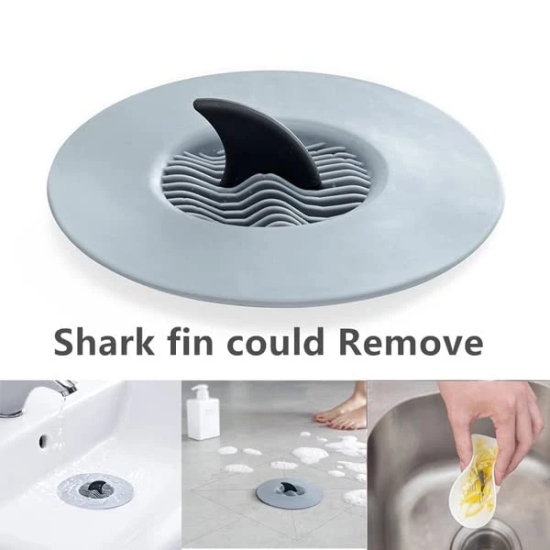 CONNECTWIDE? Flex Drain Stop & Hair Catcher-Drain Stopper, 2 in 1 Silicone Stop & Filter Drain Stopper/Strainer/Hair Catcher (Random)