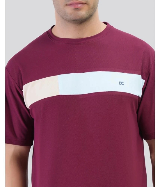 Forbro Maroon Cotton Regular Fit Mens Sports T-Shirt ( Pack of 1 ) - None