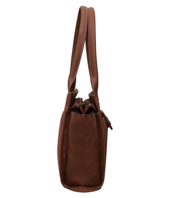 Fostelo Tan P.U. Shoulder Bag - Tan