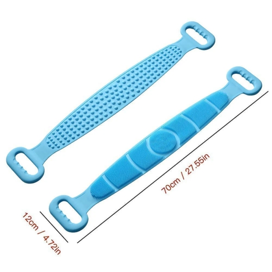 Silicone Back Scrubber Exfoliating Bath Brush for Dead Skin Removal