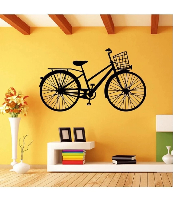 Decor Villa Girl Cycle Vinyl Wall Stickers