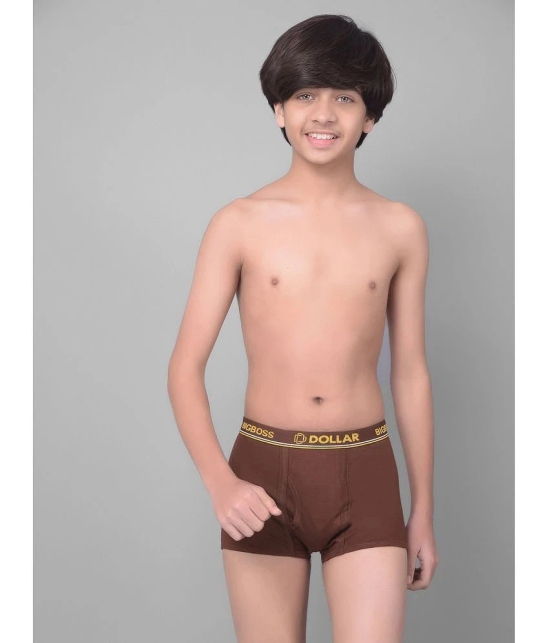 Pack of 3 Dollar Bigboss Cotton Blend Boys Trunks ( Multi Color ) MBKTR-01-MINI-PO3-CO3 - None