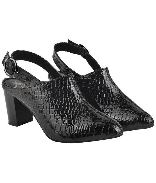 Shoetopia - Black Women's Pumps Heels - None