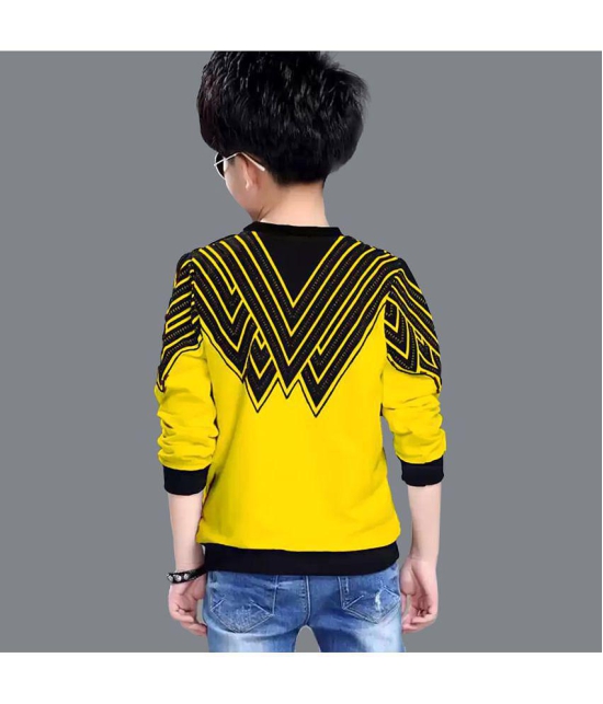 Supersquad - Bright Yellow Cotton Boys Sweatshirt ( Pack of 1 ) - None