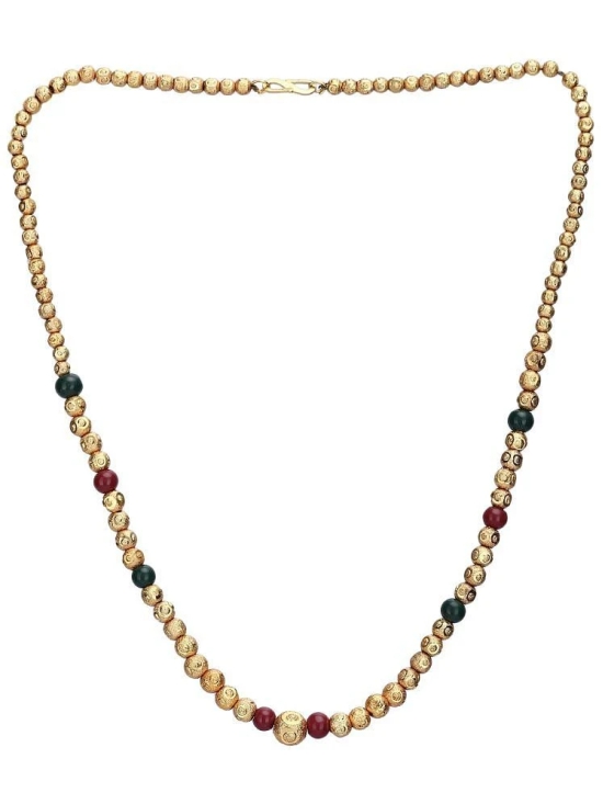 Bhagya Lakshmi Multicolor Alloy Necklace Set ( Pack of 1 ) - Multicolor