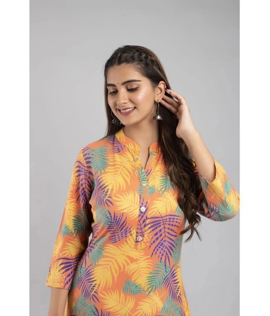 MAUKA - Multicolor Rayon Womens Straight Kurti ( Pack of 1 ) - None