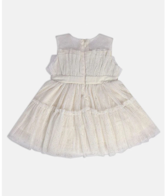 MINI KLUB White Cotton Baby Girl Frock ( Pack of 1 ) - None