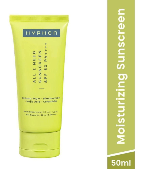 Hyphen SPF 51 Sunscreen Cream For All Skin Type ( Pack of 1 )