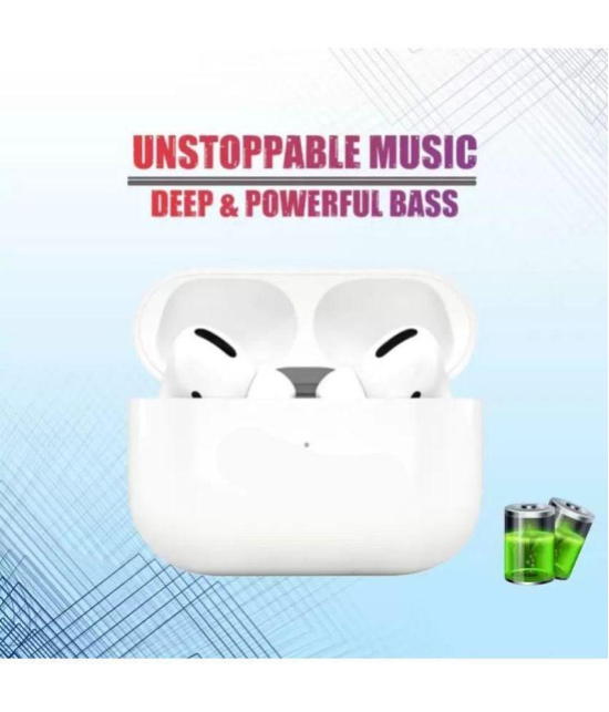 VEhop AIR Buds Bluetooth True Wireless (TWS) In Ear 20 Hours Playback Fast charging,Powerfull bass IPX4(Splash & Sweat Proof) White