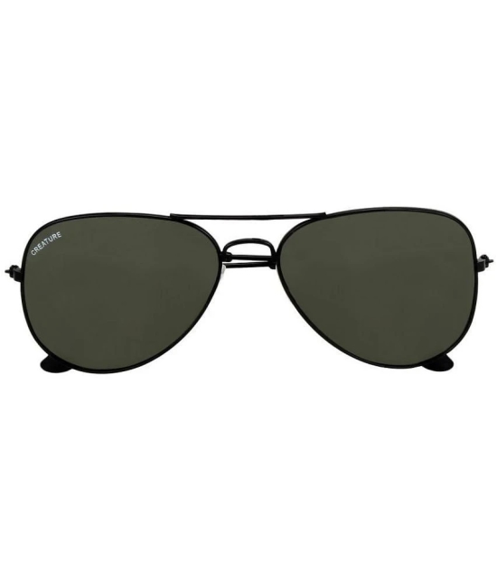 Creature - Black Pilot Sunglasses ( SUN-152 ) - Medium