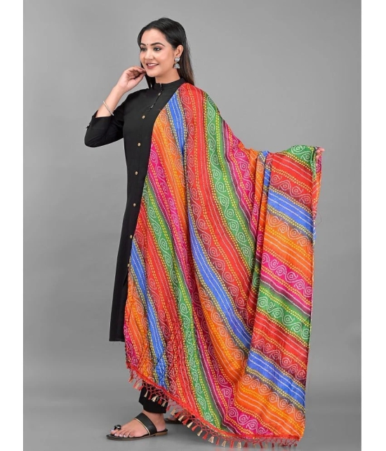 Apratim - Multicoloured Silk Womens Dupatta - ( Pack of 1 ) - Multicoloured