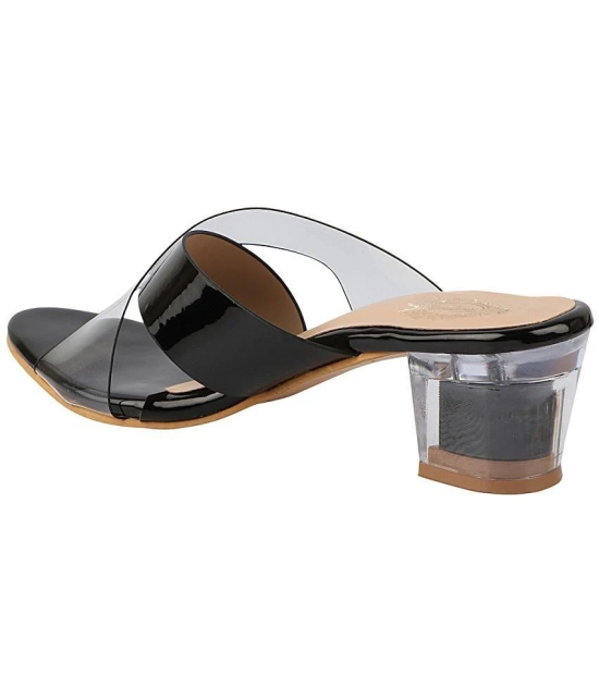 Shoetopia Girls Black Heels - None