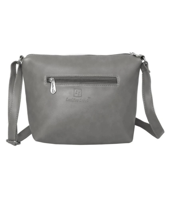 Leather Land - Grey PU Sling Bag - Gray