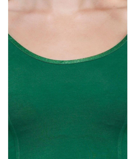 Vami - Green Readymade without Pad Cotton Blend Womens Blouse ( Pack of 1 ) - None