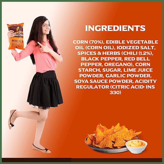 Cornitos Peri Peri Nacho Chips, 150 G Pouch