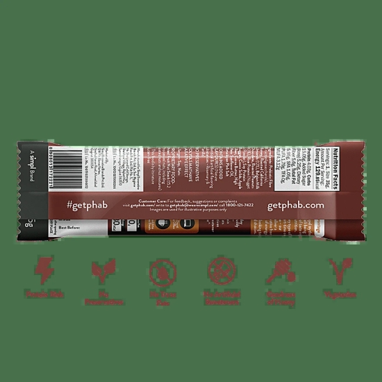 Phab Enr Bar Chocolate Almond, 35 Gm