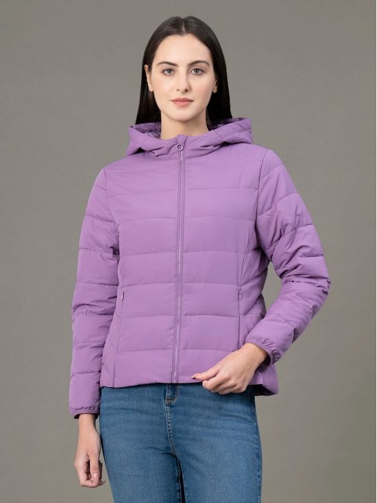 RedTape Hooded Jacket for Women | Padded & Water Resistant Finish | Enhanced Comfort