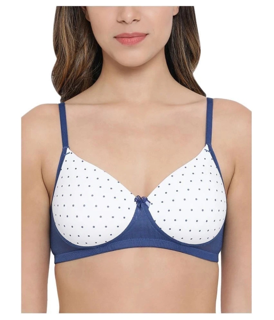 Clovia Polyamide T-Shirt Bra - White - 34C