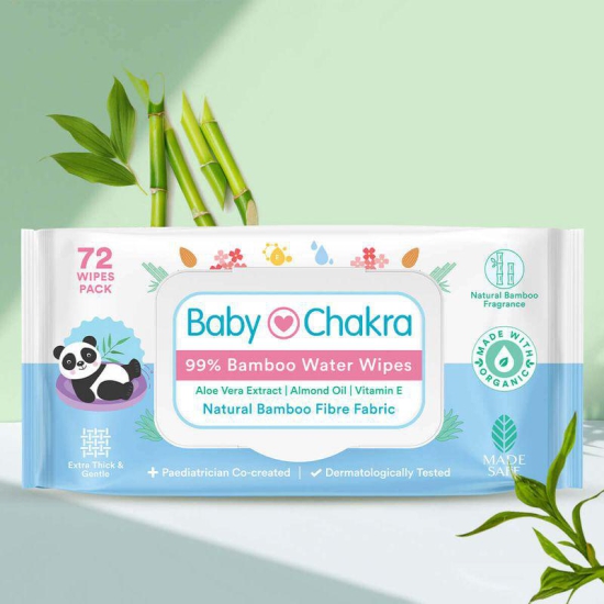 BabyChakra Bamboo Water Wipes