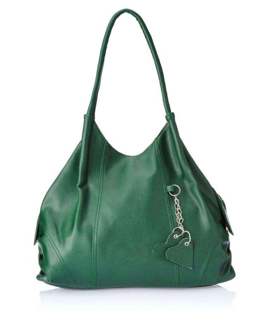 Fostelo Green P.U. Shoulder Bag - Green