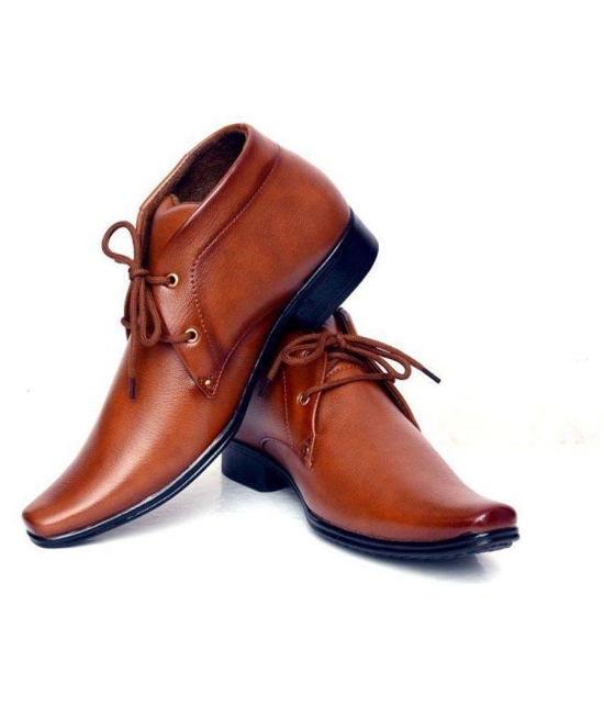 Aadi Tan Office Non-Leather Formal Shoes - None