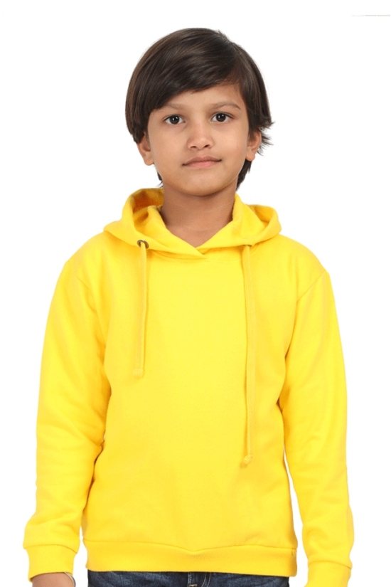 Kids Hooded SweatShirts-Black / 13-14 Years