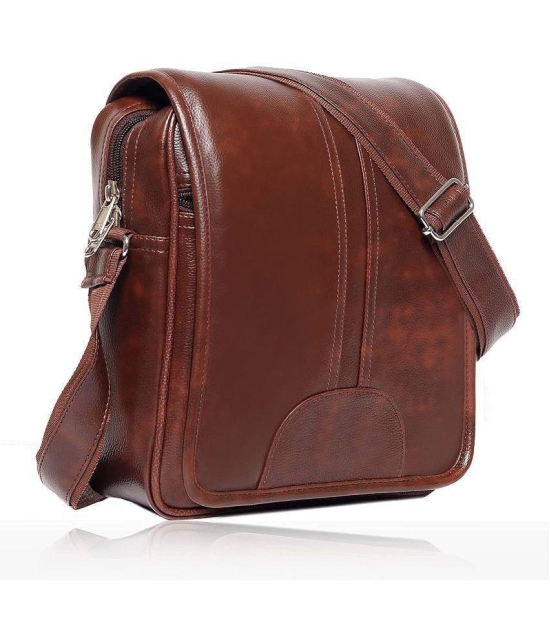 samtroh Brown P.U. College Bag - Brown