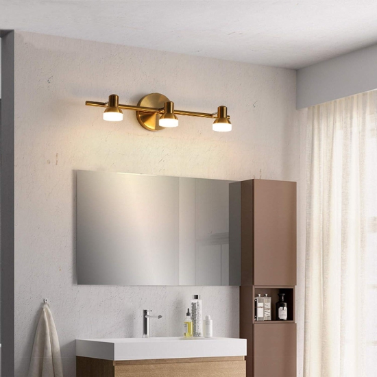 HDC 15w Modern Golden Body Led Wall Light Mirror Vanity Picture Lamp - Warm White