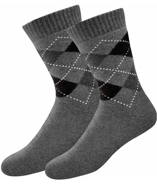 hicode Blended Mens Printed Multicolor Full Length Socks ( Pack of 4 ) - Multicolor