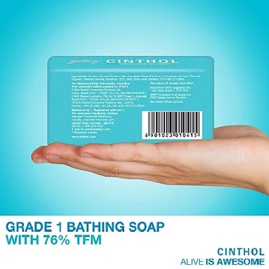 Cinthol Cool Bath Soap 100 Gms