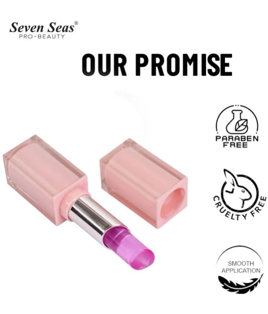 Seven Seas Long Lasting | Smooth Texture | Glass Finish | Rouge Gel Lipstick (Pink 2.8g)