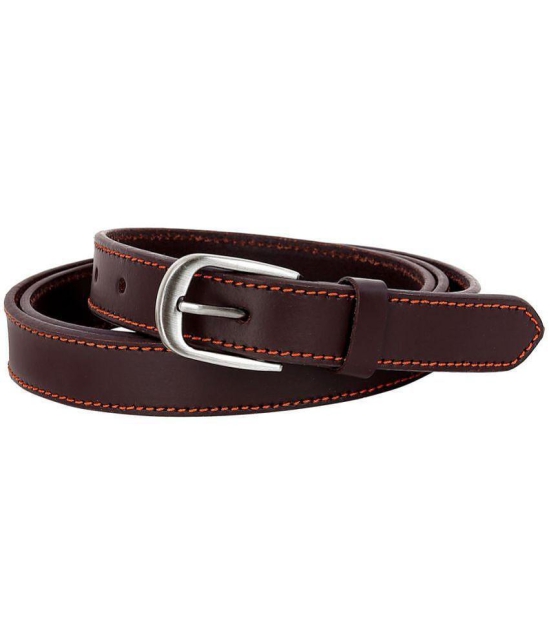 Leather World - Leather Women''s Skinny Belt ( Pack of 1 ) - None