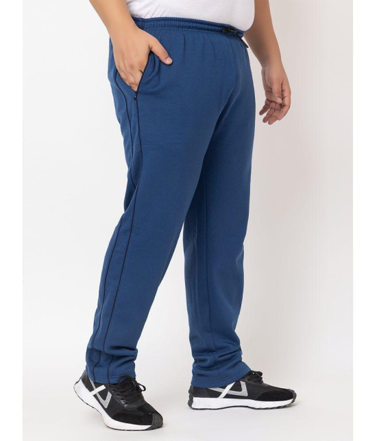 YHA - Blue Fleece Mens Trackpants ( Pack of 1 ) - None