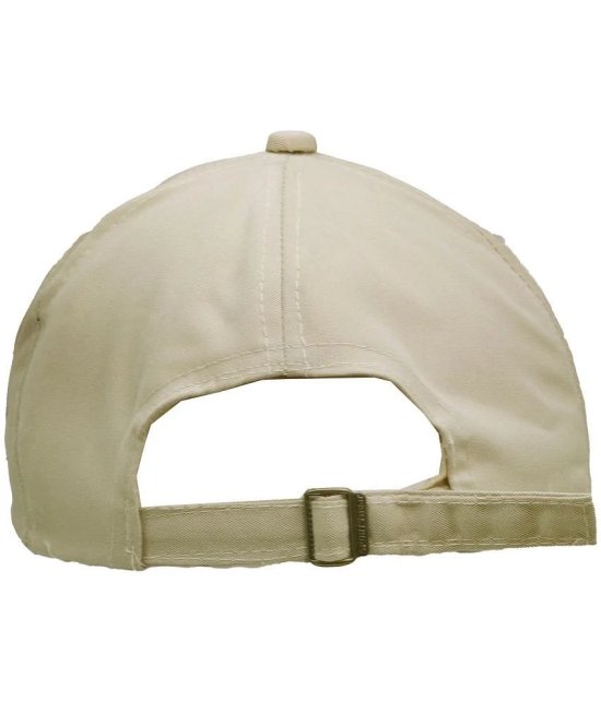 JMALL - Beige Cotton Mens Cap ( Pack of 1 ) - Beige